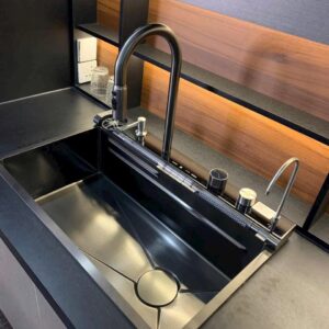 Chậu rửa chén Thác Nước đa năng 7 phím cao cấp
